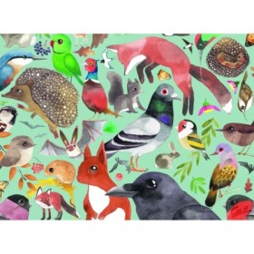 Puzzle vizitatorii gradinei 500 piese